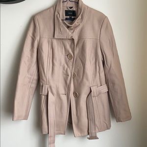 Winter wool blend coat